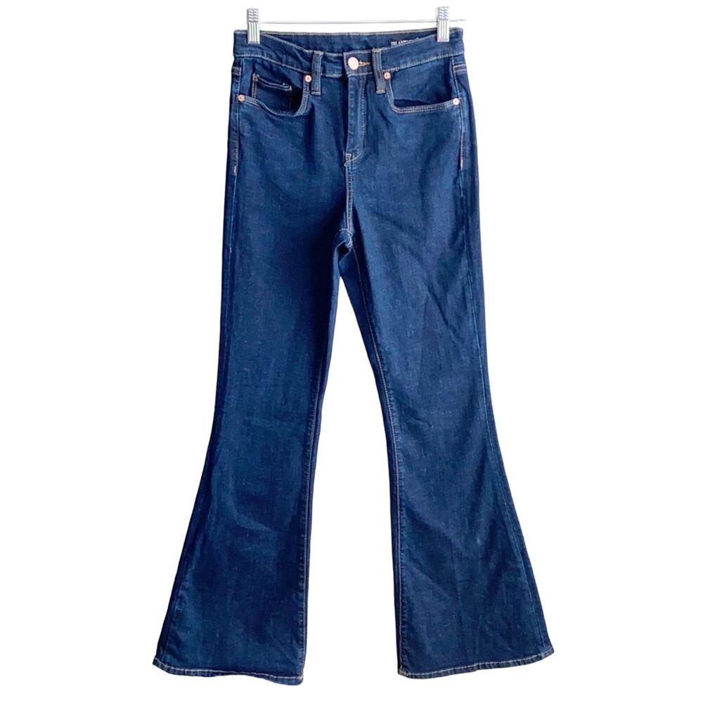 Blank NYC The Waverly High Rise Flare Dark Wash Jean 27